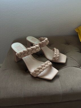 Dolce Vita Paily Braided Heels - Blush